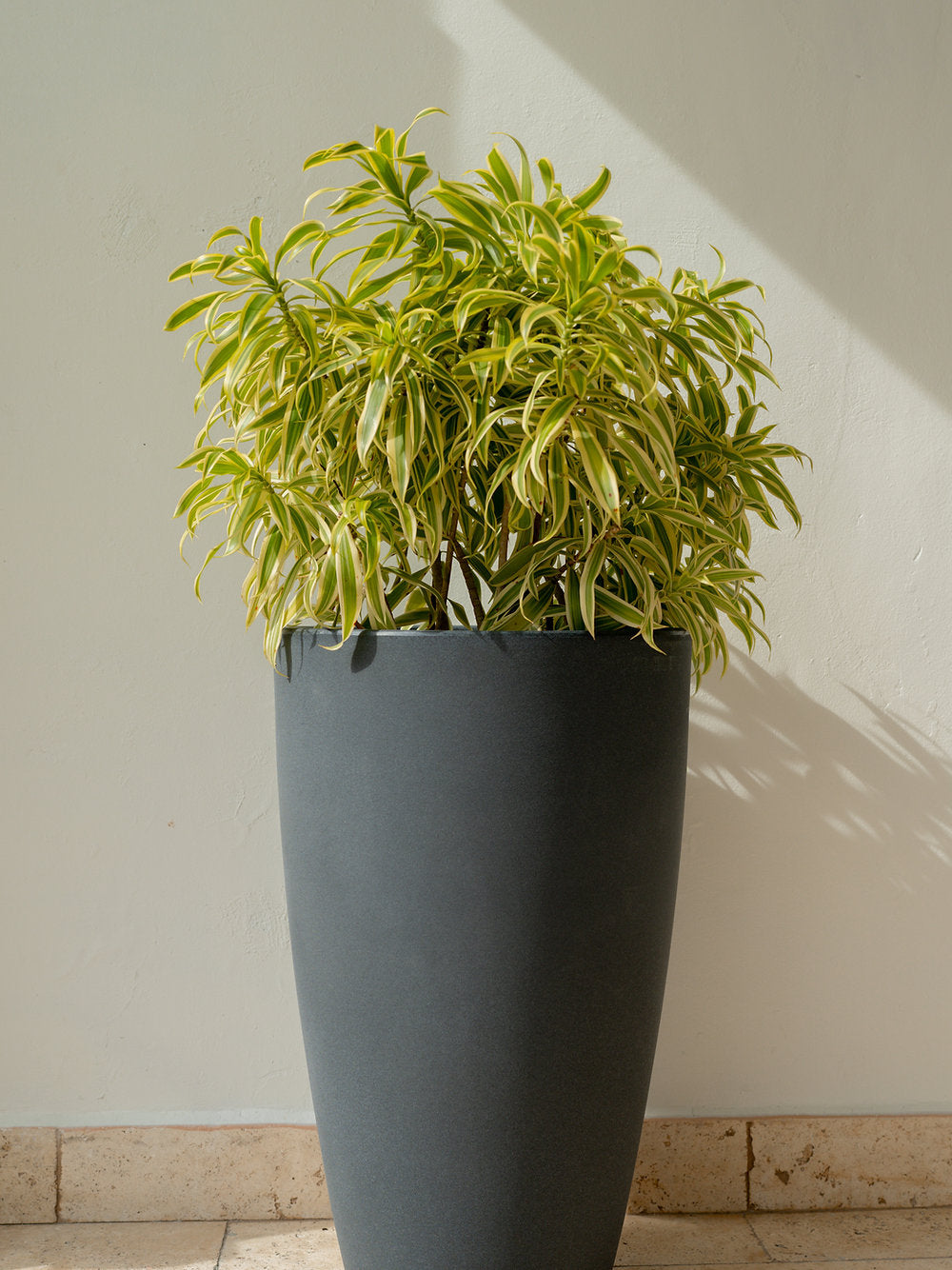 LARGE Cone European Planter / Pot in High Quality PVC in Navy Blue or White